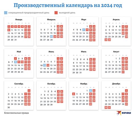 Календарь 2024 года: особенности и составление