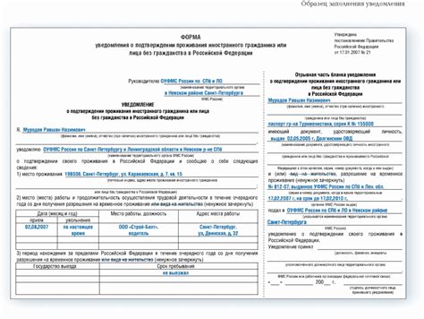 Категории статуса проживания