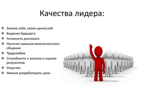 Качества лидера: что нужно иметь, чтобы стать востребованным и ценным лидером?