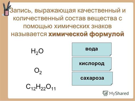 Качественный состав химических продуктов