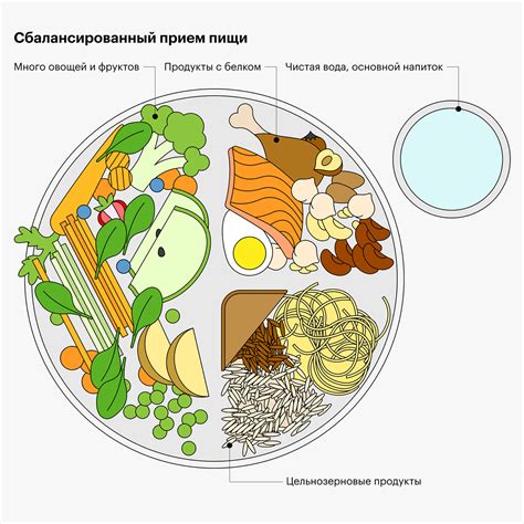 Клавиши сбалансированной пищи