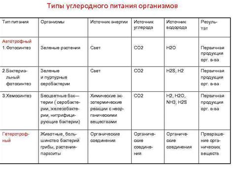 Клетки и питание: источники энергии