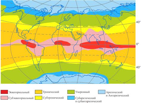 Климатические пояса мира: что это такое и как они формируются