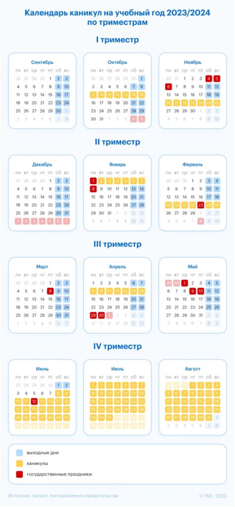 Когда начинаются учебные занятия после летних каникул в 2024 году?