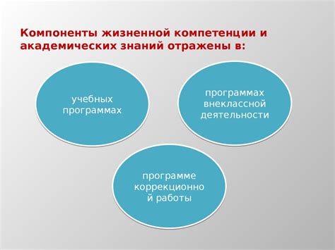 Компоненты жизненной основы