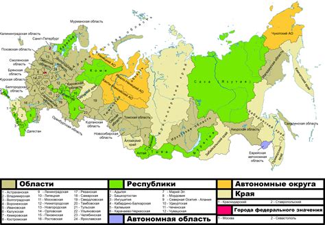 Края в Российской Федерации