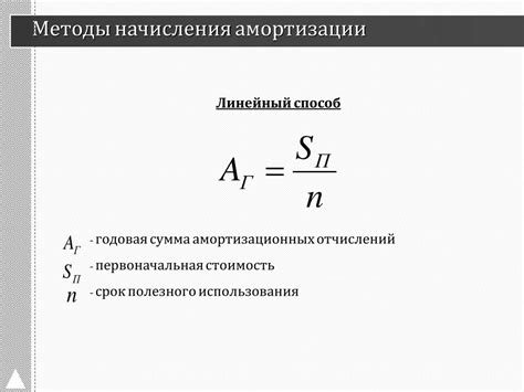 Линейный метод расчета кредита