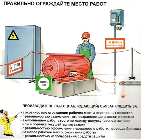 Меры предосторожности при работе с напряжением 195 вольт