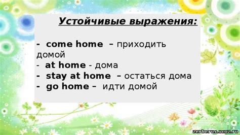 Метафорическое значение выражения "come home"
