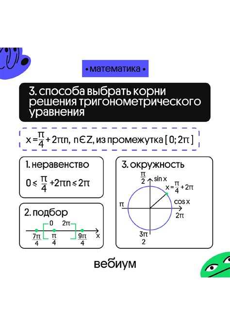 Методы выбора корней