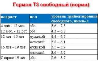 Методы нормализации гормона Т3 свободного