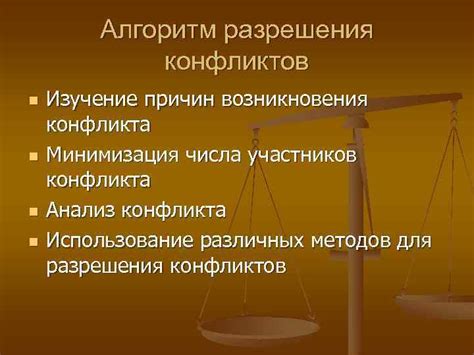 Минимизация конфликтов