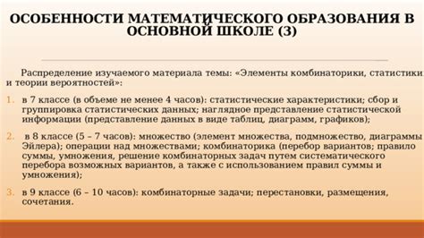 Множество вариантов и правил