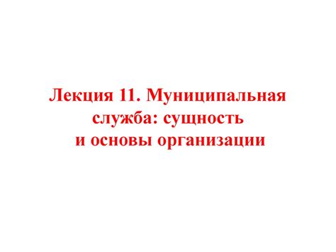 Муниципальная школа: ключевые основы и специфика