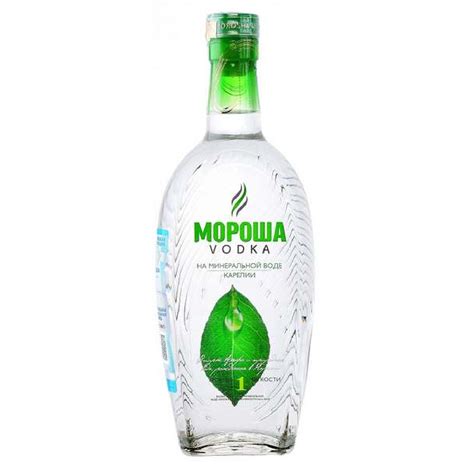 Мягкость водки Мороша