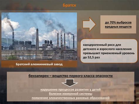 Неблагоприятная экологическая ситуация и воздействие внешних факторов