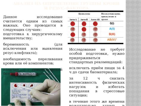 Необходимость переливания крови