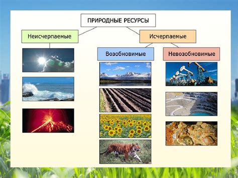 Необходимость сохранения неисчерпаемых природных ресурсов