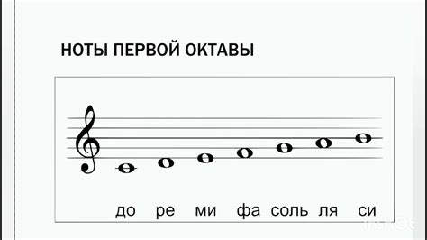 Ноты первой октавы: всё, что вам нужно знать