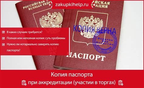 Нужность копии всех страниц паспорта в процессе оформления документов