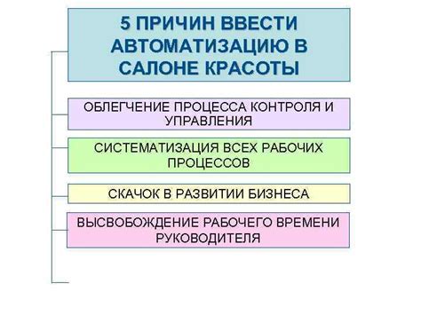 Облегчение процесса регистрации и обслуживания