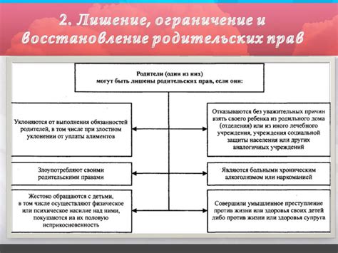 Ограничения и оговорки в правах обладания