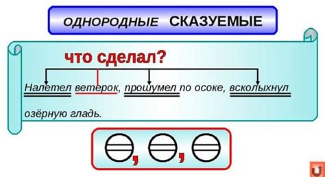 Однородные сказуемые