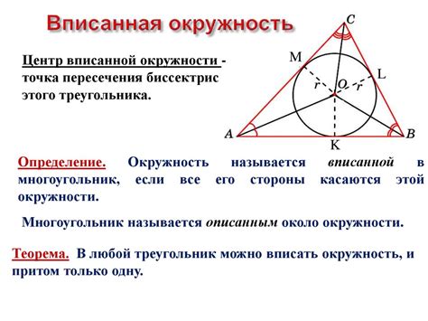 Около треугольника окружность как геометрическое понятие