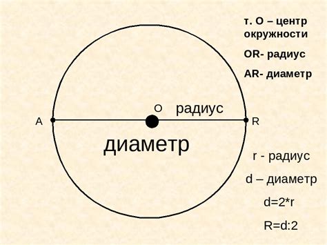 Окружность и радиус