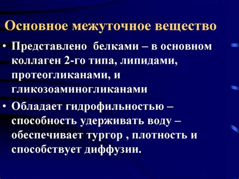 Оксифильное межуточное вещество: роль и значение