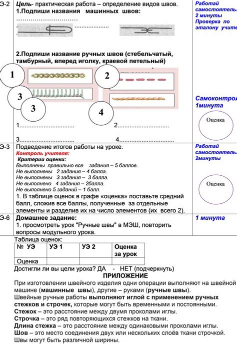 Определение выметания швов