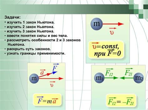 Определение и суть третьего закона Ньютона