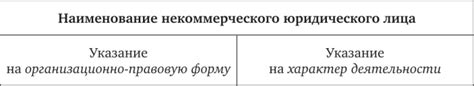 Определение некоммерческого юридического лица