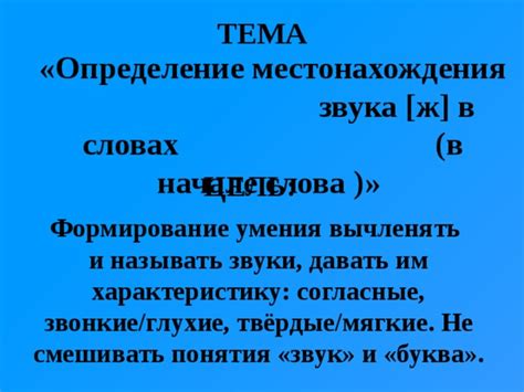 Определение понятия "поставили звук"