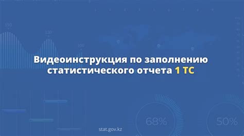 Определение статистического отчета