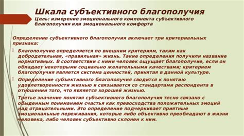 Определение яркого выраженного субъективного характера