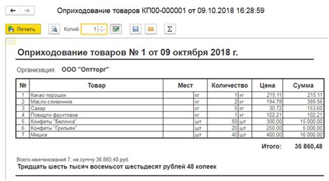 Оприходование накладных: основные аспекты процесса