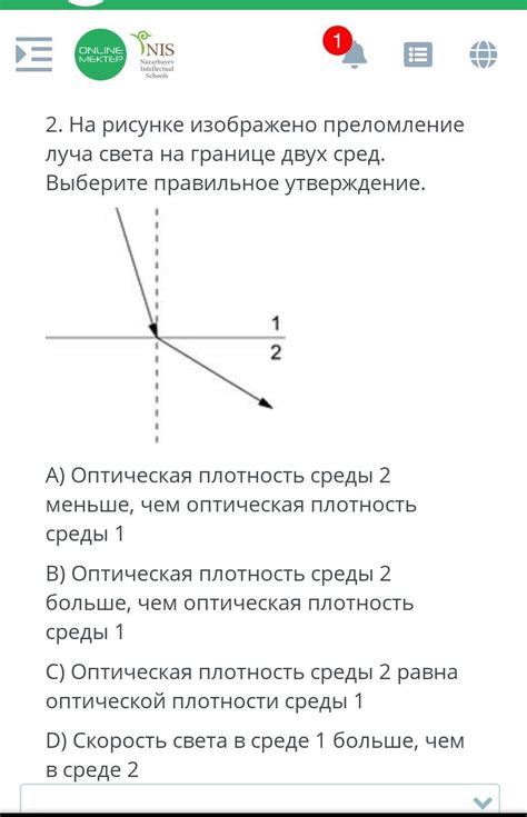 Оптическая плотность и скорость света