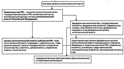 Организация исполнительной власти