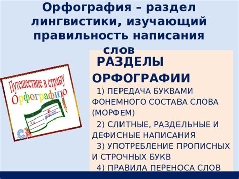 Орфографическая правильность: внимание к орфографии слов