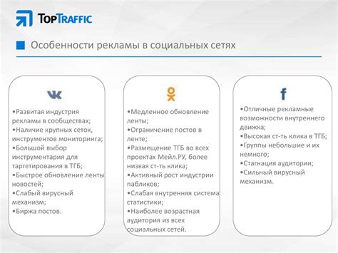 Основные понятия настройки трафика