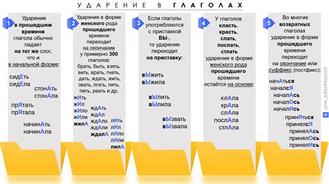 Основные правила постановки ударения