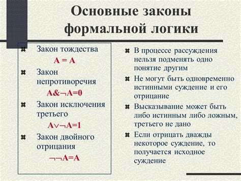 Основные принципы логики повествования