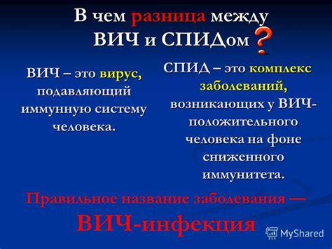 Основные различия между Вич и гепатитом