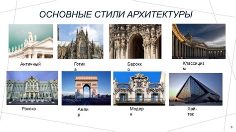 Основные стили архитектуры