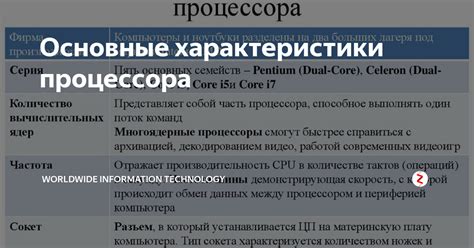 Основные характеристики "противостоящей"