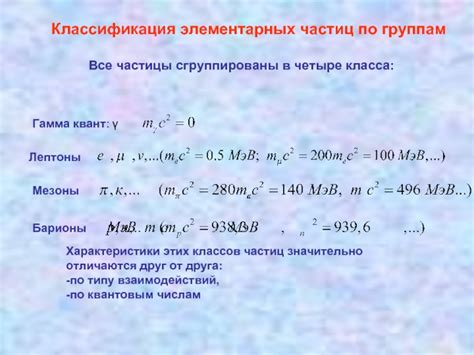 Основные характеристики ядерной матери