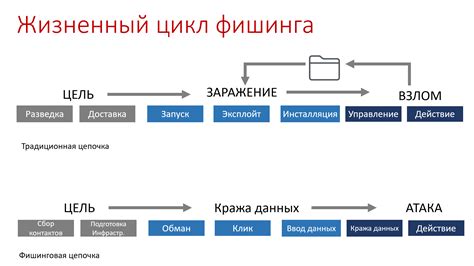 Основные цели фишинга