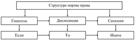 Основные элементы императивной нормы права