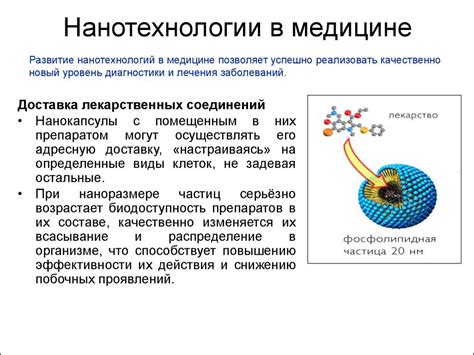 Основы нанотехнологий в медицине